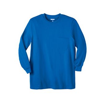 Kingsize Men's Big & Tall The Ultra-light Comfort Long-sleeve Tee