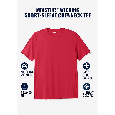 KingSize Men's Big & Tall No Sweat Crewneck Tee