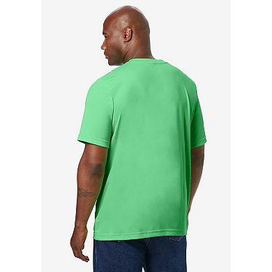 Kingsize Men's Big & Tall No Sweat Crewneck Tee