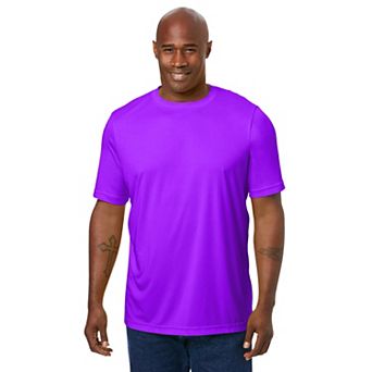 Kingsize Men's Big & Tall No Sweat Crewneck Tee