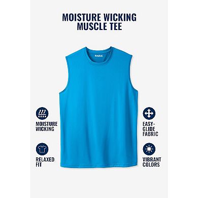 KingSize Men's Big & Tall No Sweat Muscle Tee