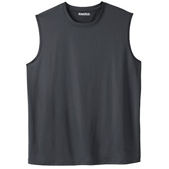 Kingsize Men's Big & Tall No Sweat Muscle Tee
