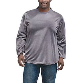 KingSize Men's Big & Tall No Sweat Long-Sleeve Crewneck Tee