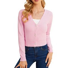 Women s Pink Cardigan Sweaters Shop for Everyday Apparel Essentials Kohl s