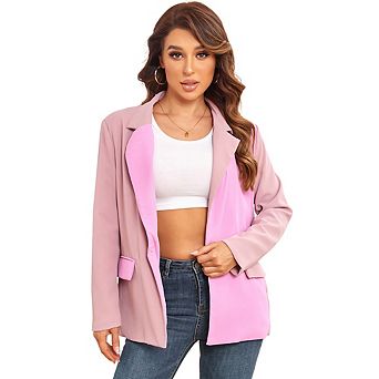 Blazers For Women Business Casual Long Sleeves Work Professional Suits Dressy Jackets With Pocket
