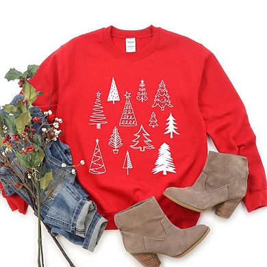 Christmas Tree Botanical Sweatshirt