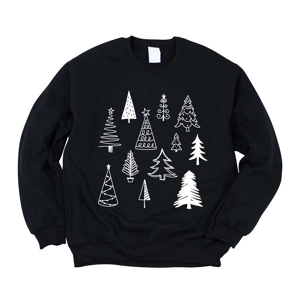 Christmas Tree Graphic Sweatshirt