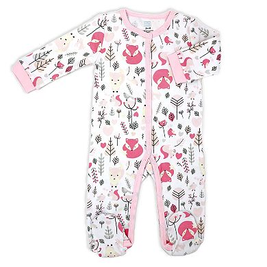 Baby Girls 3 Piece Fox Layette