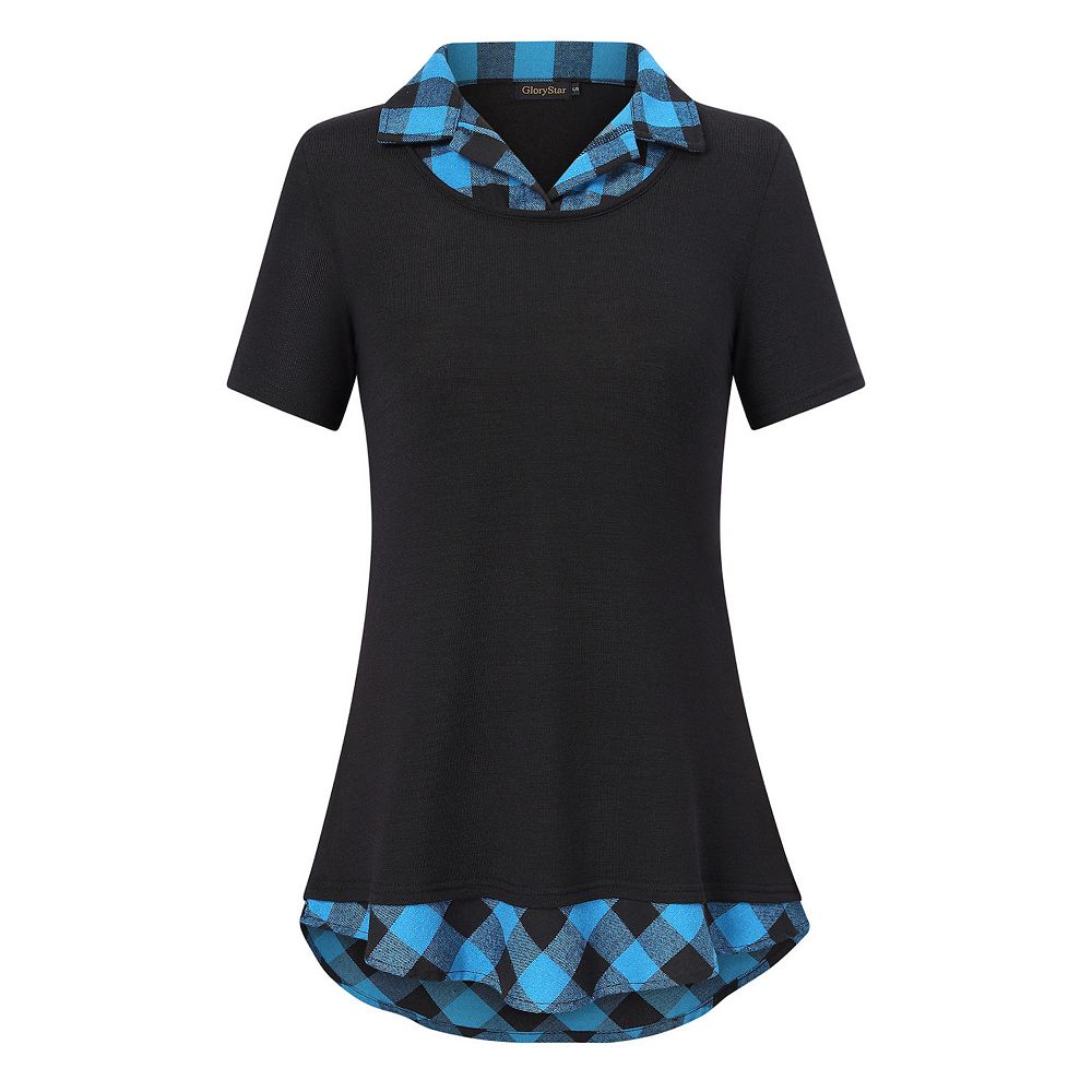 Parchment Twist Ribbed Floral Contrast Patchwork Long Sleeve Top