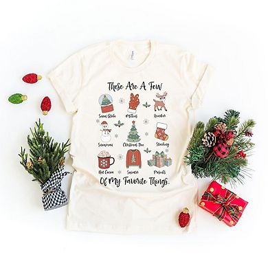 Christmas Favorites Short Sleeve Graphic Tee
