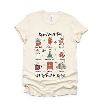 Christmas Favorites Short Sleeve Graphic Tee