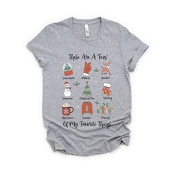 Christmas Favorites Short Sleeve Graphic Tee