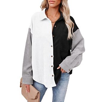 Womens Button Down Shirts Dressy Casual Work Shirt Long Sleeve Oversized Tops
