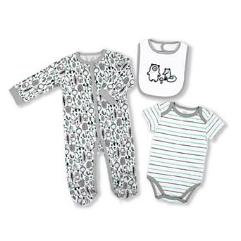 Baby Boys And Girls 3 pc Woodland Layette