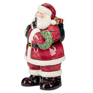 Certified International Santa's Secret 3D Cookie Jar