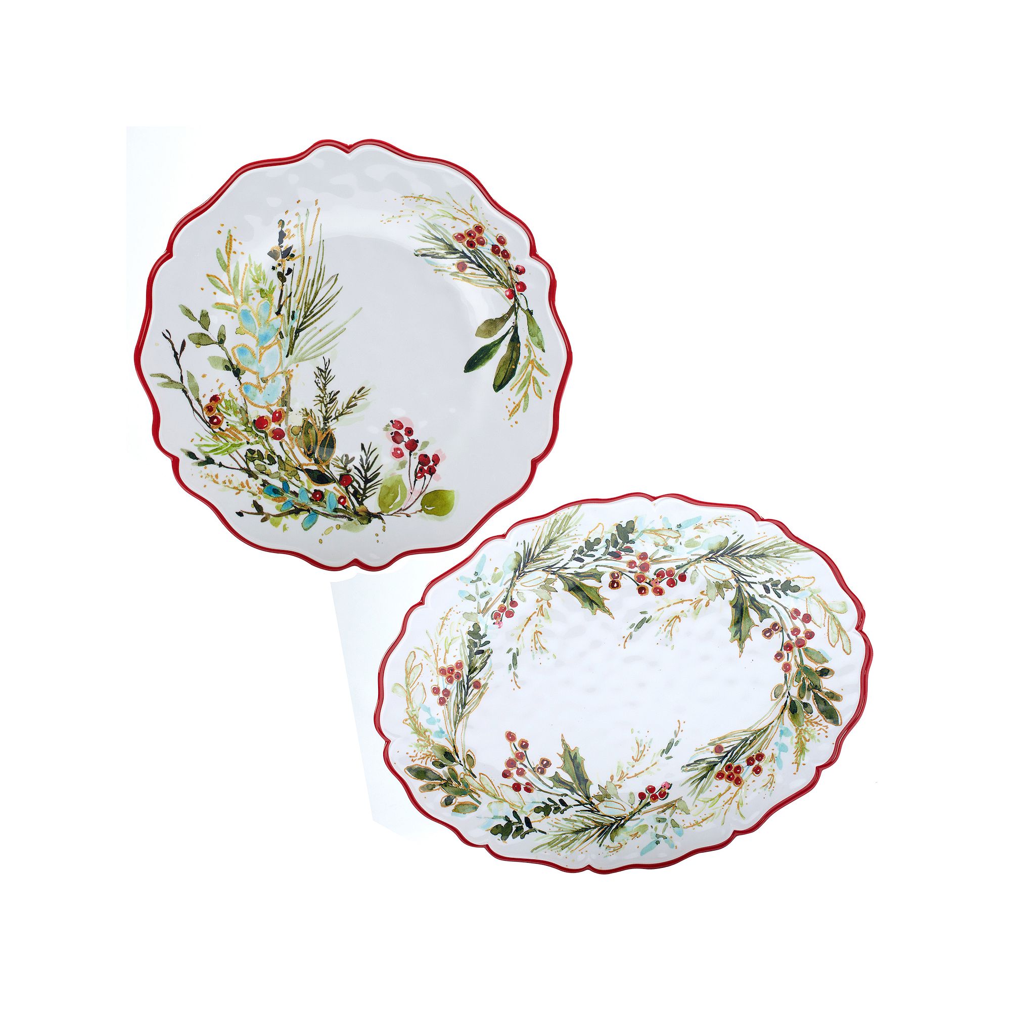 Certified International Christmas Gatherings 2-pc. Platter Set, Multi