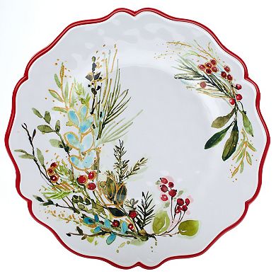 Certified International Christmas Gatherings 2-pc. Platter Set