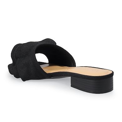 LC Lauren Conrad Natasha Ruffle Women's Low Heels