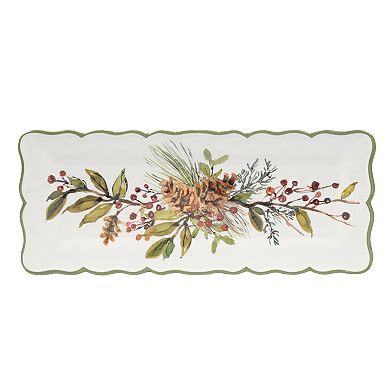 Certified International Winters Forest 2-pc. Appetizer Set