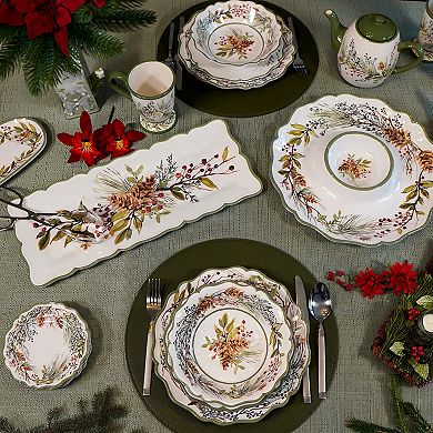 Certified International Winters Forest 2-pc. Appetizer Set
