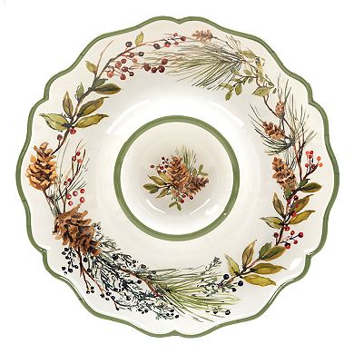 Certified International Winters Forest 2-pc. Appetizer Set
