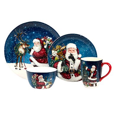 Certified International Santa's Secret 16-pc. Dinnerware Set