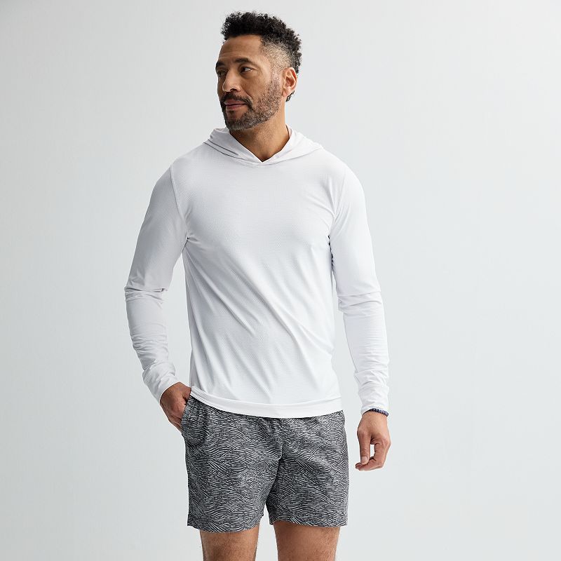 Men's Sonoma Goods For Life® Outdoor UPF Hoodie, Size: Medium, White