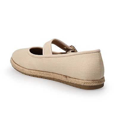 LC Lauren Conrad Holland Women's Espadrille Mary Jane Flats