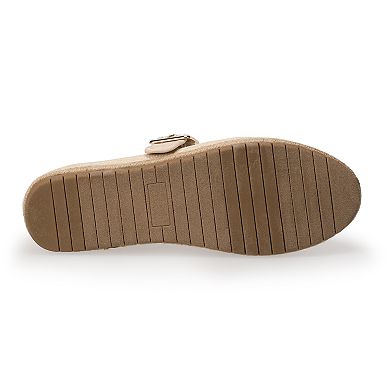 LC Lauren Conrad Holland Women's Espadrille Mary Jane Flats