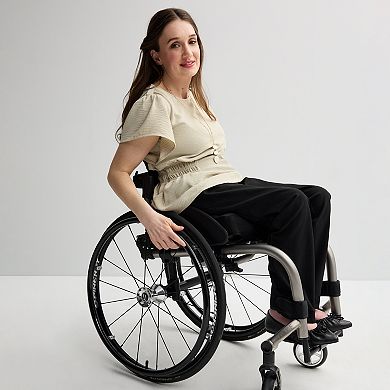 Women's Nine West Adaptive Cinched Blouse
