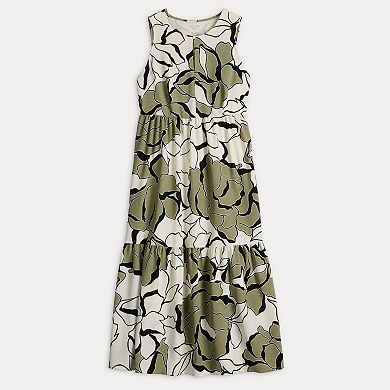 Women's Nine West Adaptive Tiered Maxi Dress