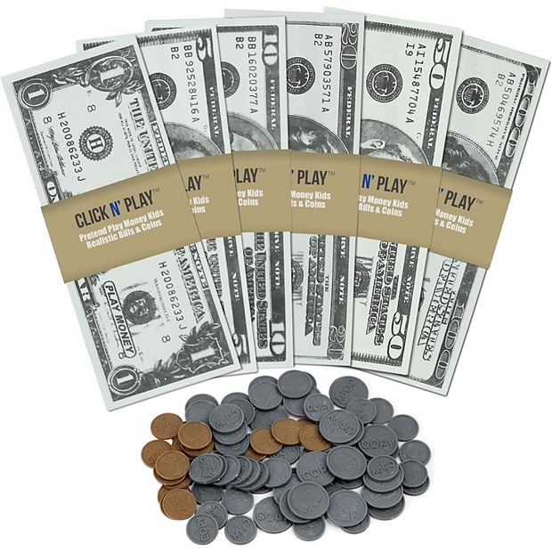 Click N Play Pretend Play Money For Kids