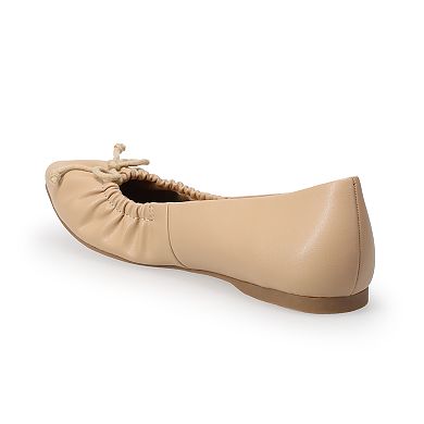 LC Lauren Conrad Norita Women's Gathered Topline Ballet Flats