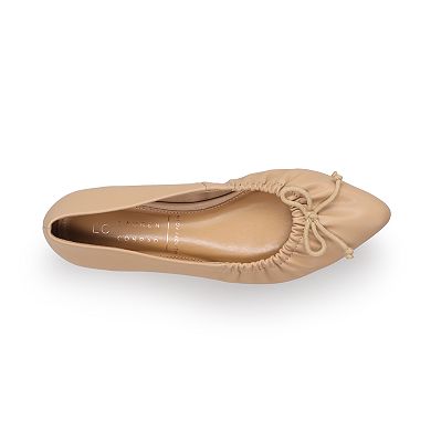 LC Lauren Conrad Norita Women's Gathered Topline Ballet Flats