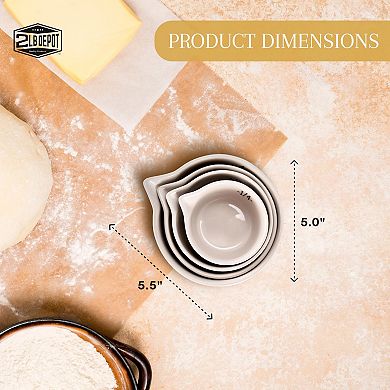 Ceramic Measuring Cups For Precise Cooking Measurements