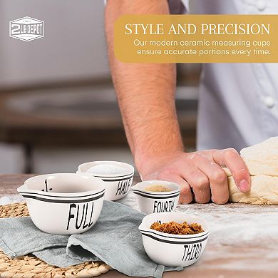 Ceramic Measuring Cups For Precise Cooking Measurements