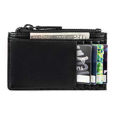 Men's Sonoma Goods For Life® RFID Side Zip Closure Card Case Wallet