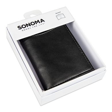 Men's Sonoma Goods For Life® RFID Duofold Front Pocket Wallet with Magnetic Money Clip