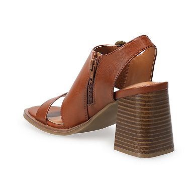 Sonoma Goods For Life® Long Buckle Women's Heeled Sandals