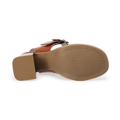 Sonoma Goods For Life® Long Buckle Women's Heeled Sandals
