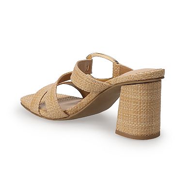 LC Lauren Conrad Canelle Women's Asymmetrical Heels