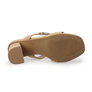 LC Lauren Conrad Canelle Women's Asymmetrical Heels