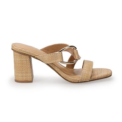 LC Lauren Conrad Canelle Women's Asymmetrical Heels