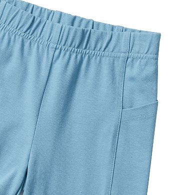 Girls 2-20 Lands' End Tough Cotton Legging with Pocket in Regular and Plus