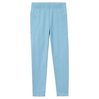 Girls 2-20 Lands' End Tough Cotton Legging with Pocket in Regular and Plus