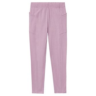 Girls 2-20 Lands' End Tough Cotton Legging with Pocket in Regular and Plus