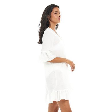 Women's Jordan Taylor Ruffle Swim Cover-Up Dress