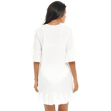 Women's Jordan Taylor Ruffle Swim Cover-Up Dress