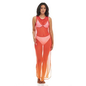 Women's Jordan Taylor Long Ombre Swim Cover Up Dress