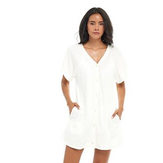 Women's Jordan Taylor Button Front Swim Cover Up with Pockets